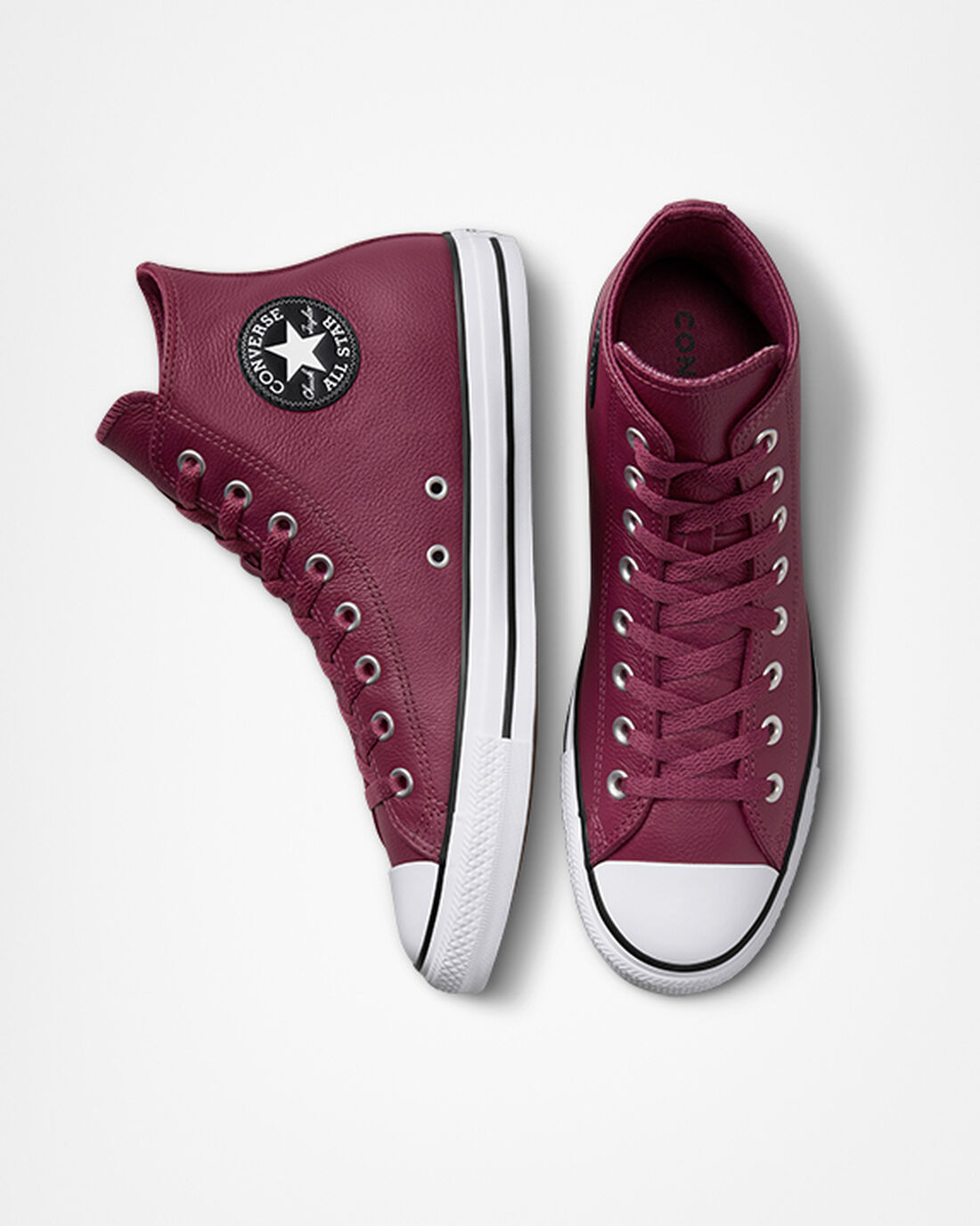 Converse Chuck Taylor All Star Bőr Férfi Magasszárú Cipő Rózsaszín | HU96138