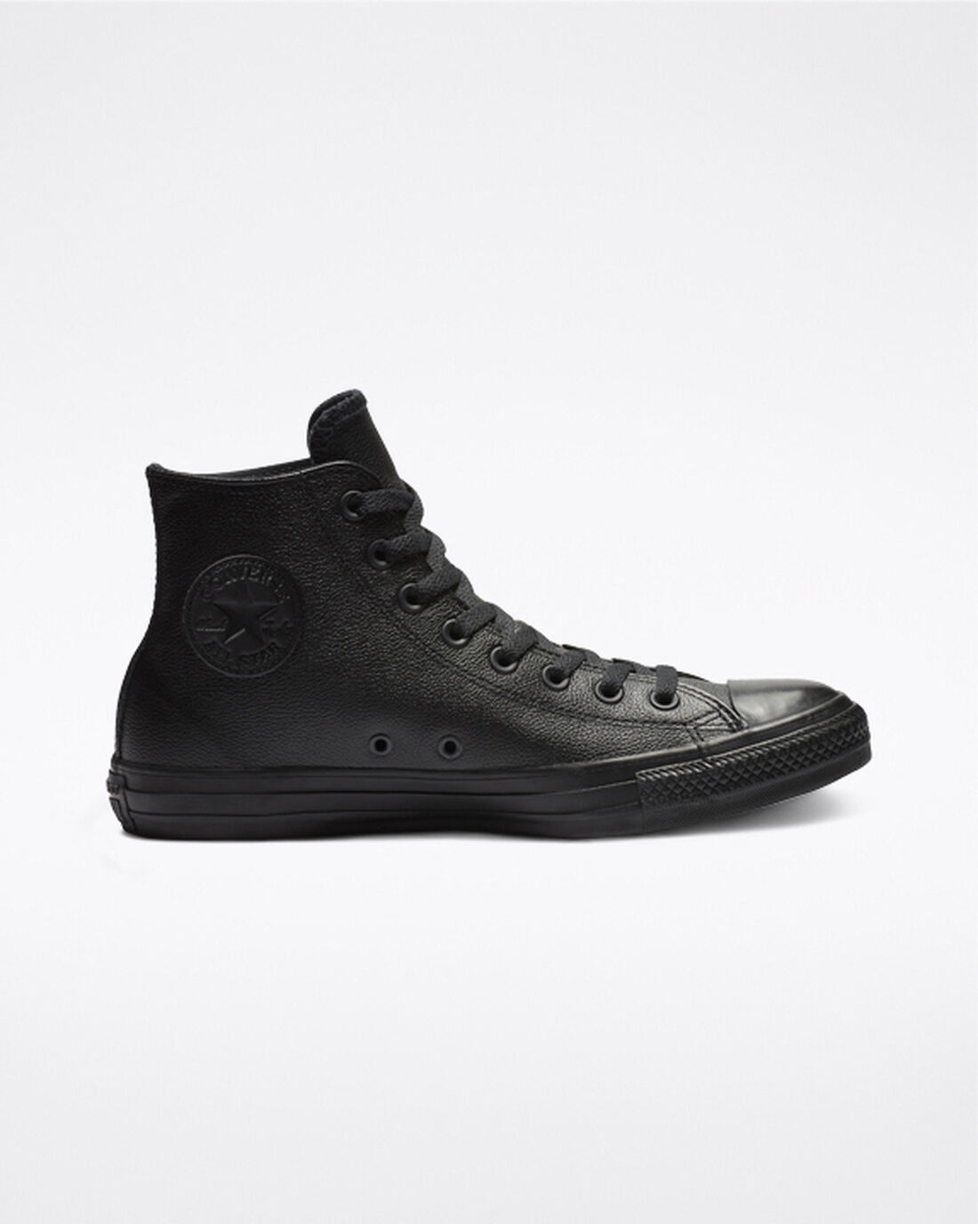 Converse Chuck Taylor All Star Bőr Női Magasszárú Cipő Fekete | HU48963