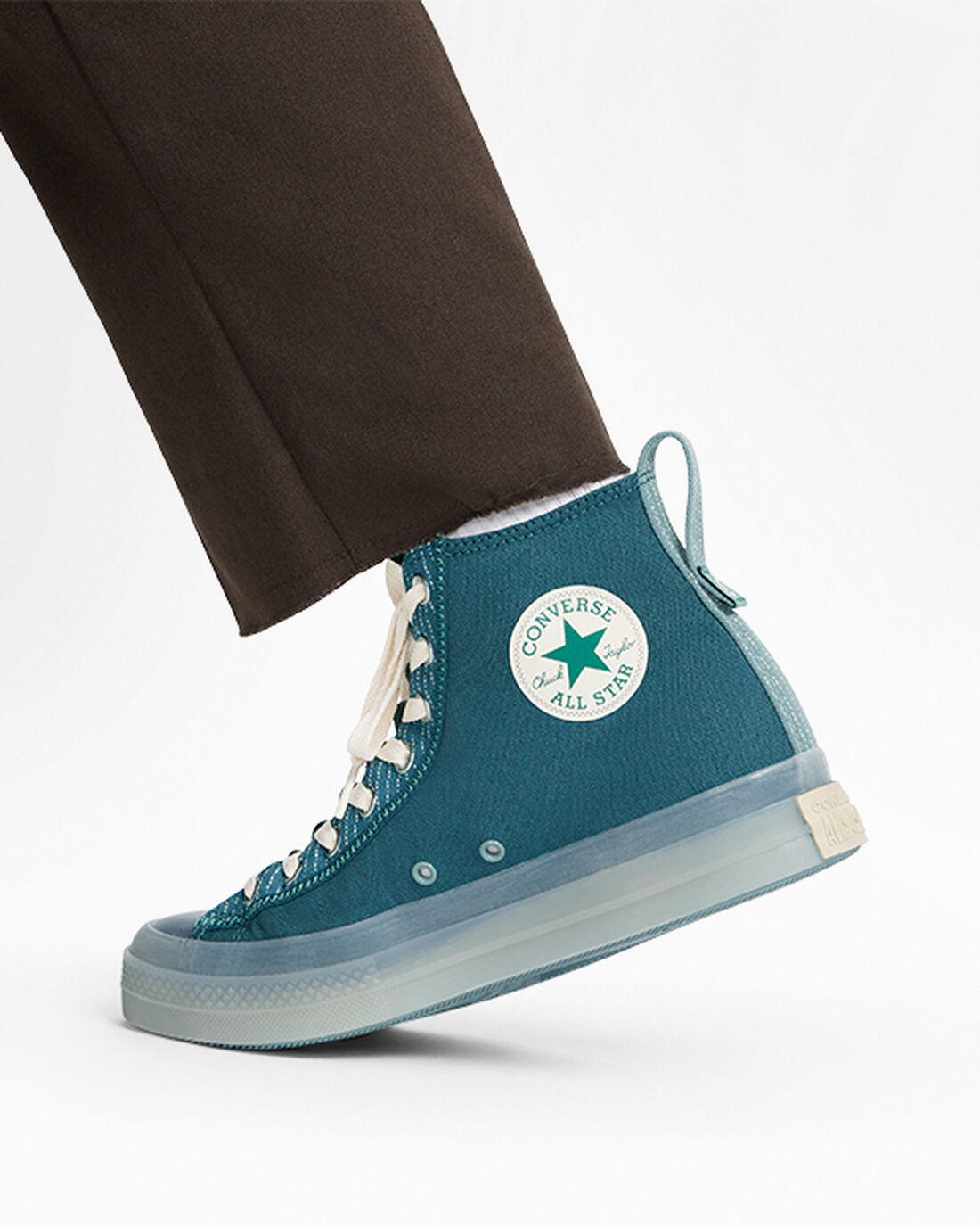 Converse Chuck Taylor All Star CX Explore Női Magasszárú Cipő Kék/Bézs Fehér | HU70384