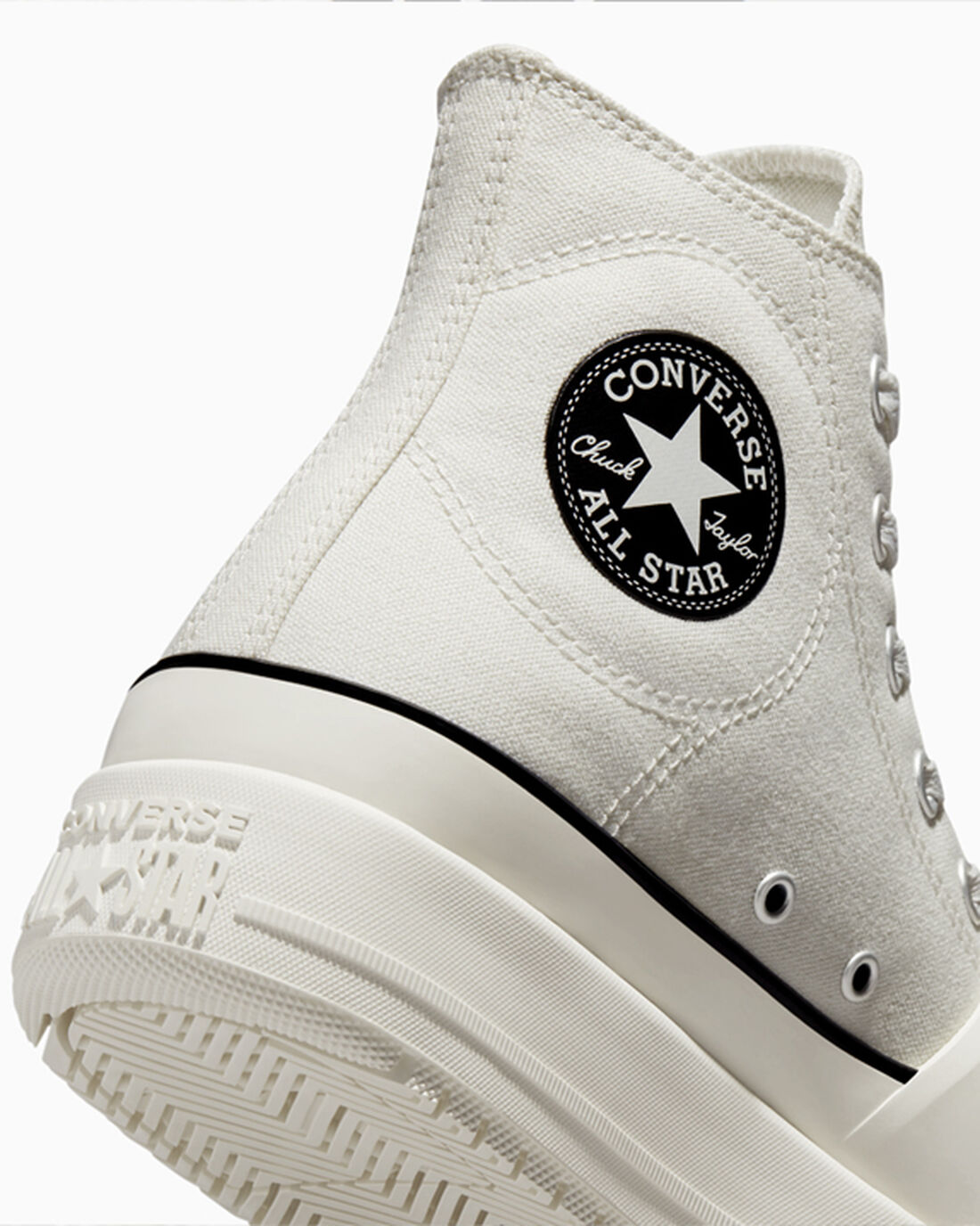 Converse Chuck Taylor All Star Construct Női Magasszárú Cipő Fehér/Fekete | HU32469