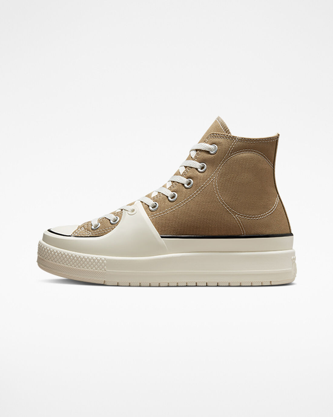 Converse Chuck Taylor All Star Construct Férfi Magasszárú Cipő Khaki/Fekete | HU37102