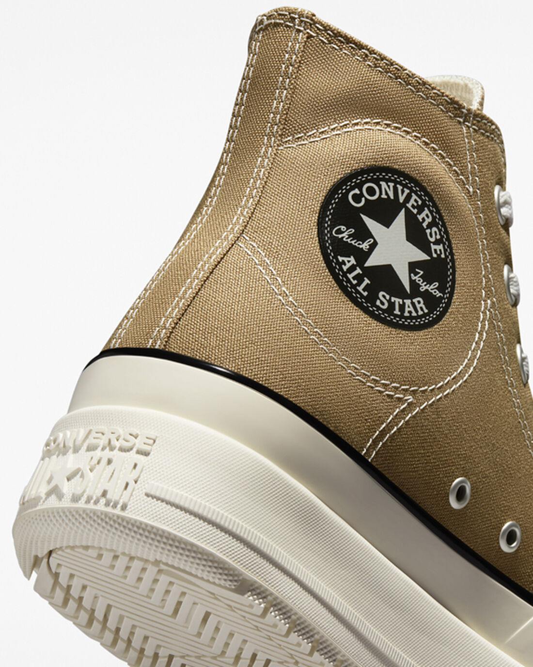 Converse Chuck Taylor All Star Construct Férfi Magasszárú Cipő Khaki/Fekete | HU37102