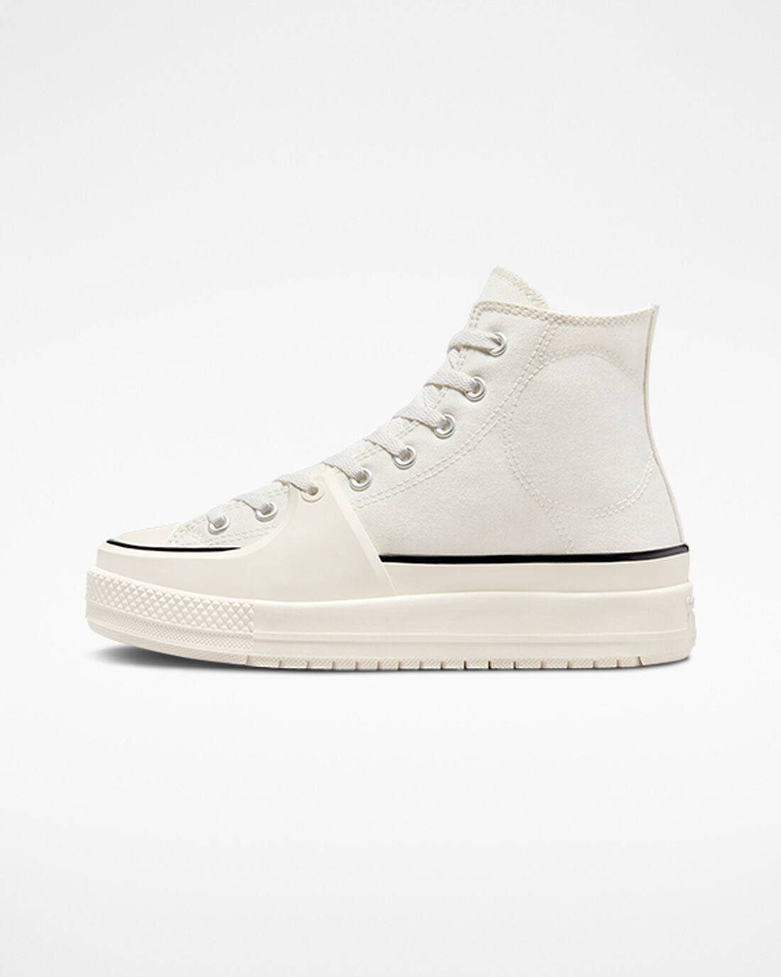 Converse Chuck Taylor All Star Construct Férfi Magasszárú Cipő Fehér/Fekete | HU78905