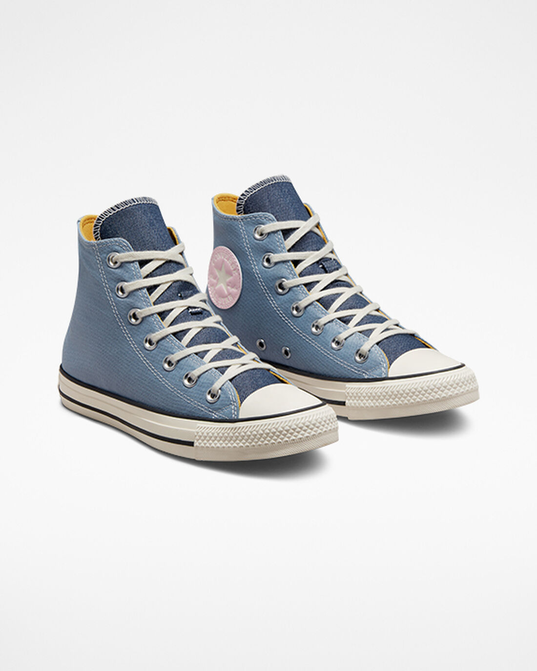 Converse Chuck Taylor All Star Denim Női Magasszárú Cipő Sötétkék | HU85732