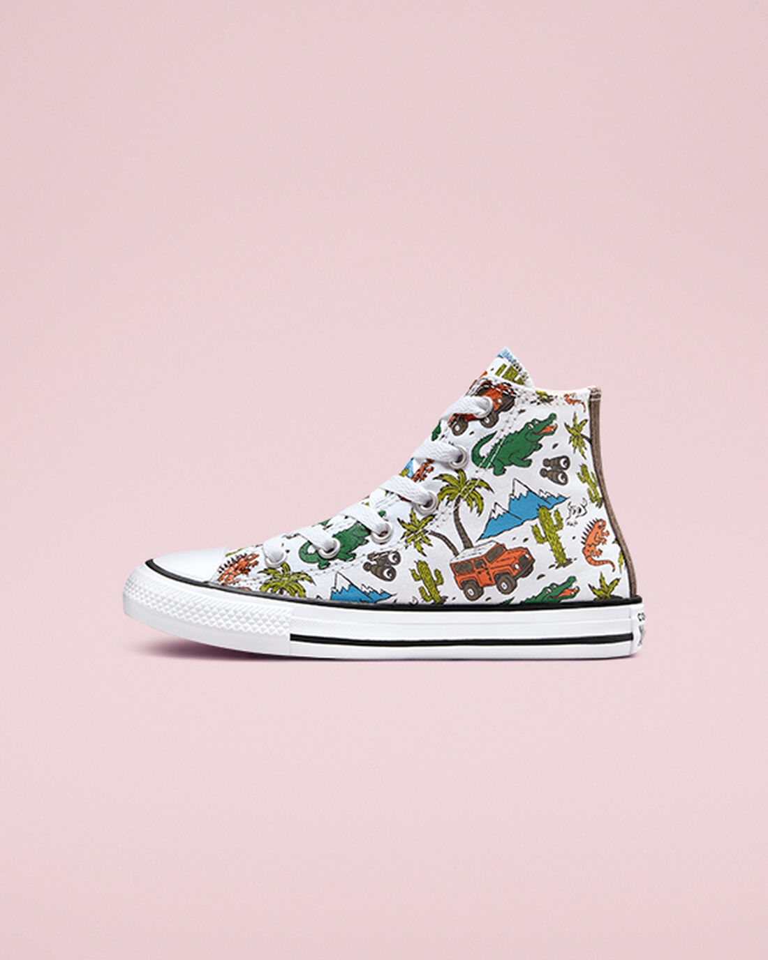 Converse Chuck Taylor All Star Desert Explorer Lány Magasszárú Cipő Fehér/Zöld | HU25806