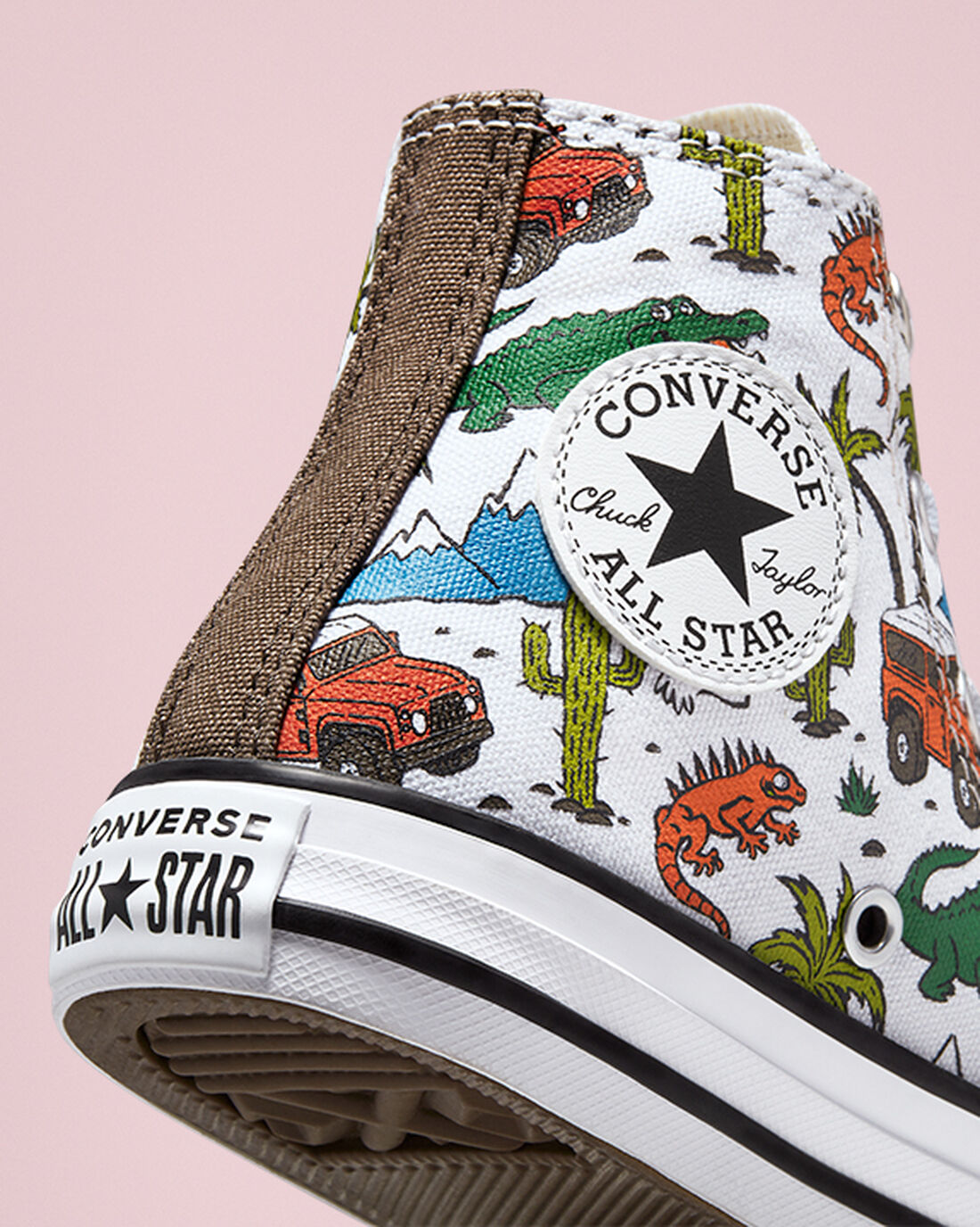 Converse Chuck Taylor All Star Desert Explorer Lány Magasszárú Cipő Fehér/Zöld | HU25806