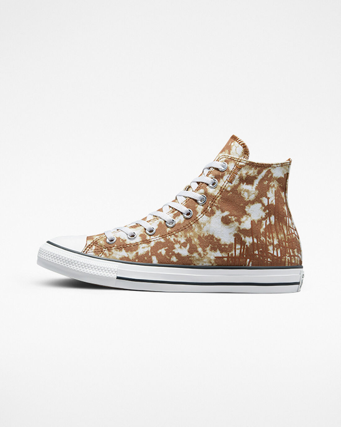 Converse Chuck Taylor All Star Dip Dye Férfi Magasszárú Cipő Barna/Fehér/Fekete | HU49276