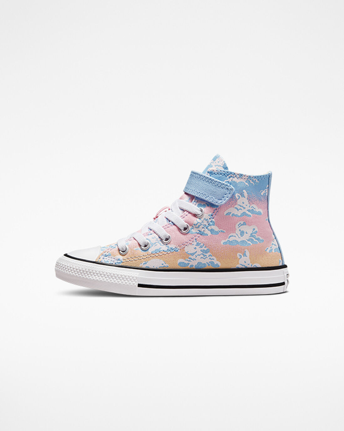 Converse Chuck Taylor All Star Easy-On Cloud Gazer Lány Magasszárú Cipő Kék/Narancssárga Rózsaszín | HU24971