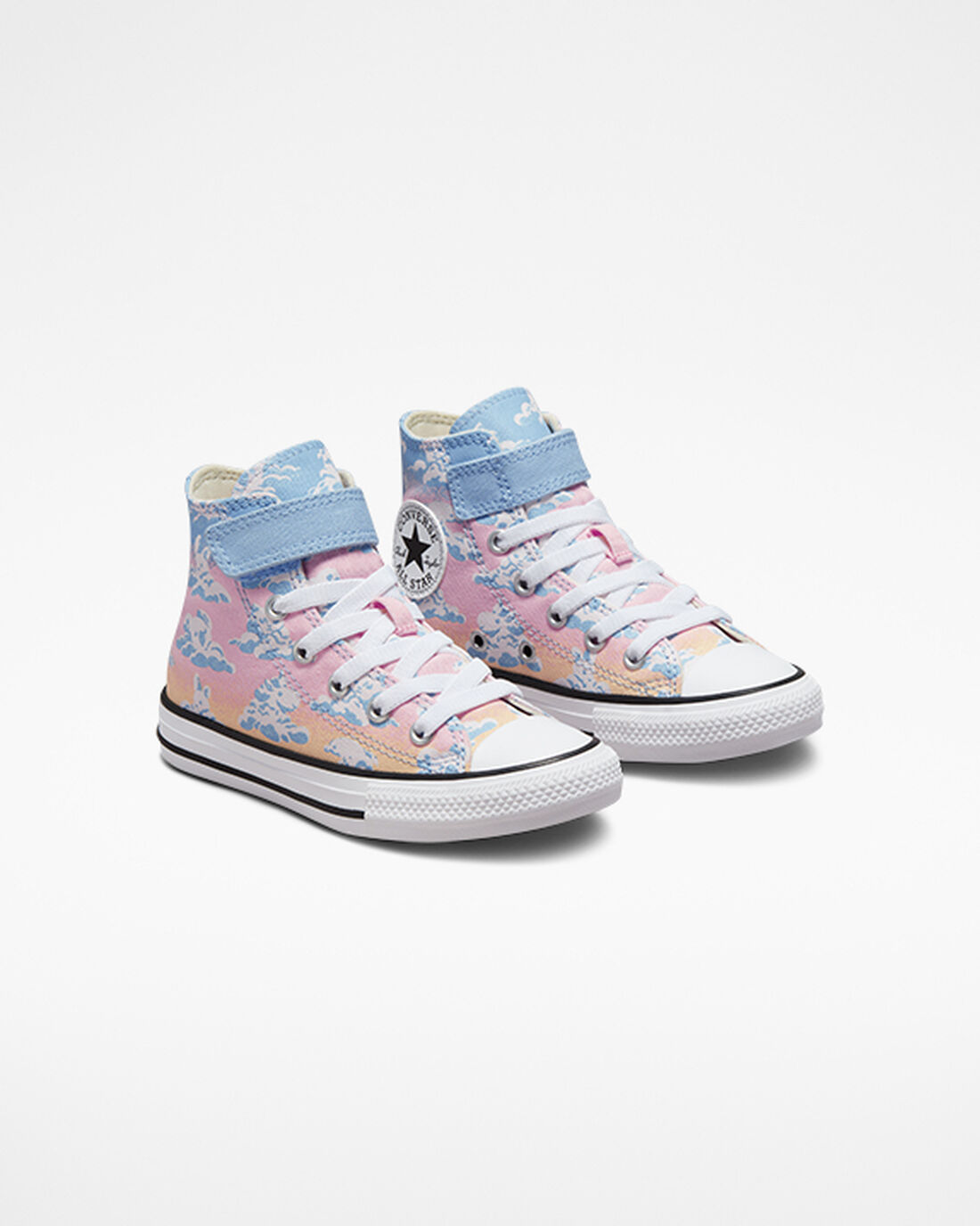 Converse Chuck Taylor All Star Easy-On Cloud Gazer Lány Magasszárú Cipő Kék/Narancssárga Rózsaszín | HU24971