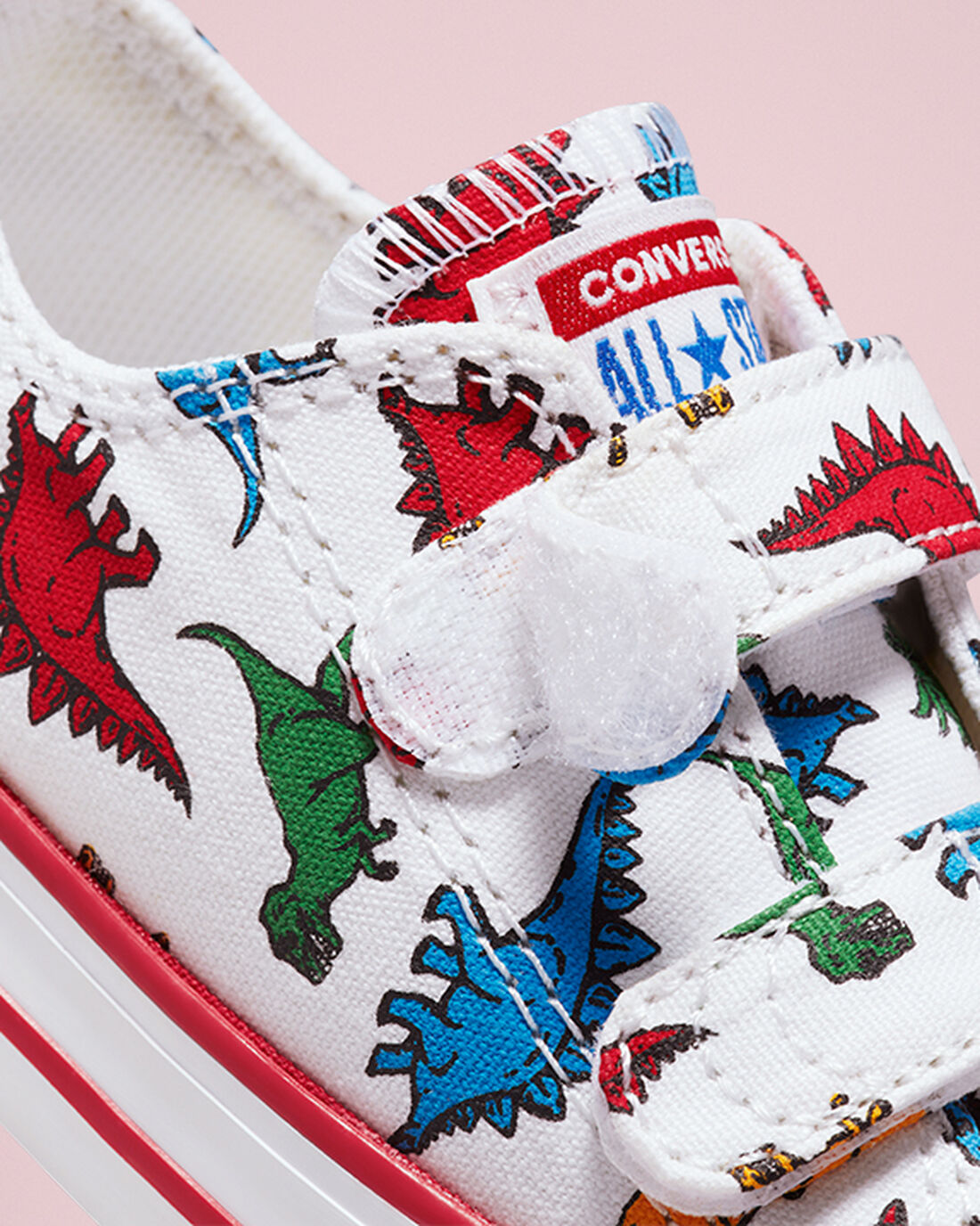 Converse Chuck Taylor All Star Easy-On Dinosaurs Lány Tornacipő Fehér/Piros/Kék | HU45326