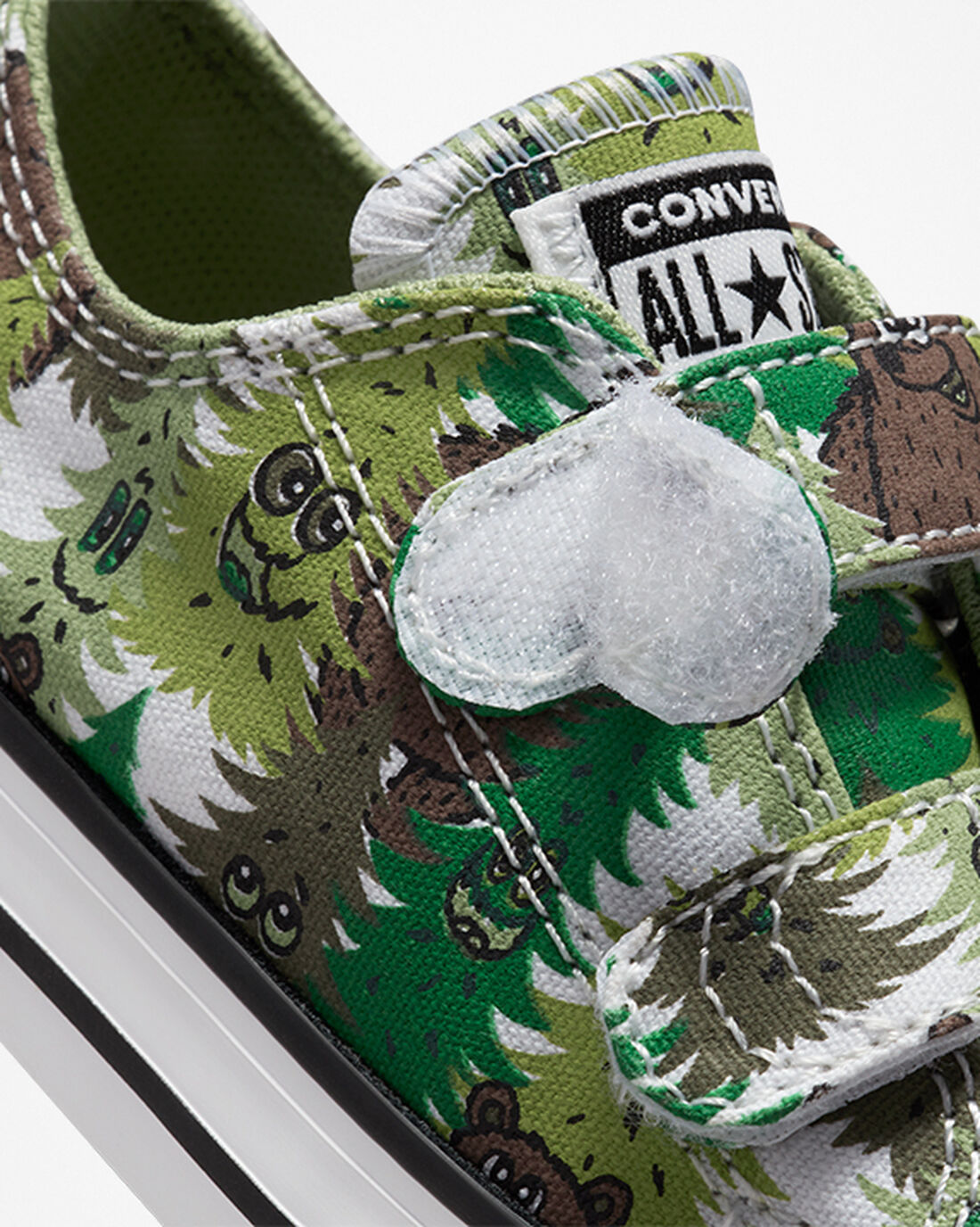 Converse Chuck Taylor All Star Easy-On Forest Camo Lány Tornacipő Fehér/Zöld | HU18325