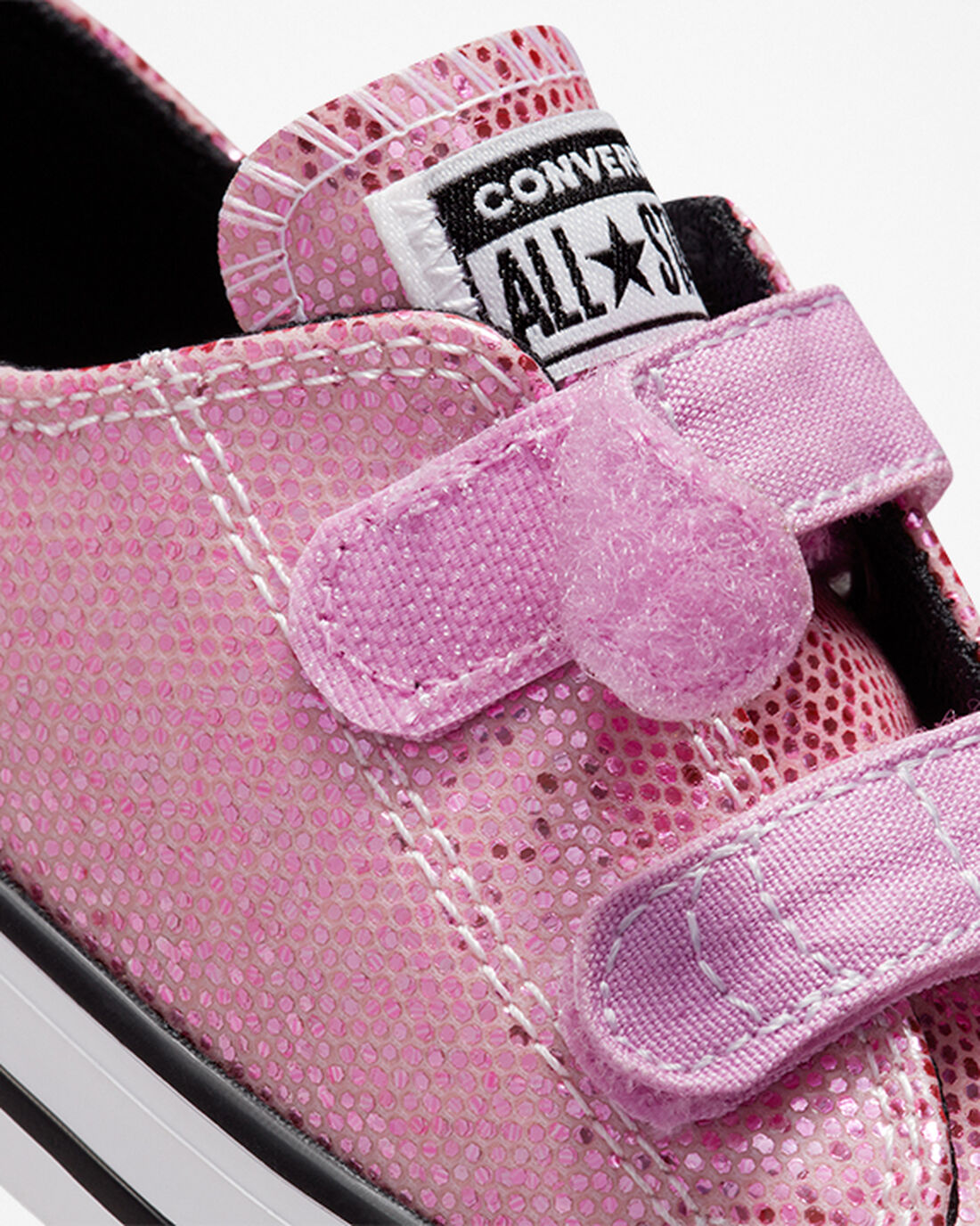 Converse Chuck Taylor All Star Easy-On Glitter Lány Tornacipő Rózsaszín/Fekete | HU23068