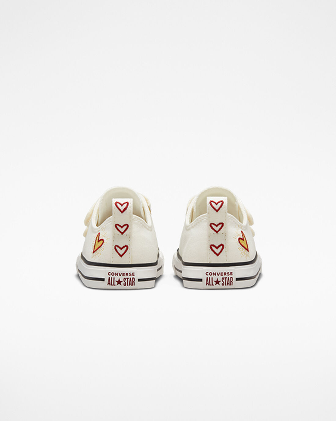 Converse Chuck Taylor All Star Easy-On Hearts Lány Tornacipő Fehér/Sötét Piros | HU37462