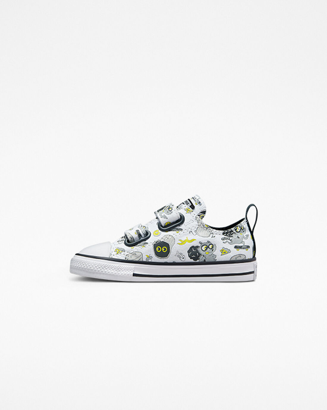 Converse Chuck Taylor All Star Easy-On Raccoons Fiú Tornacipő Fehér/Fekete/Szürke | HU74836