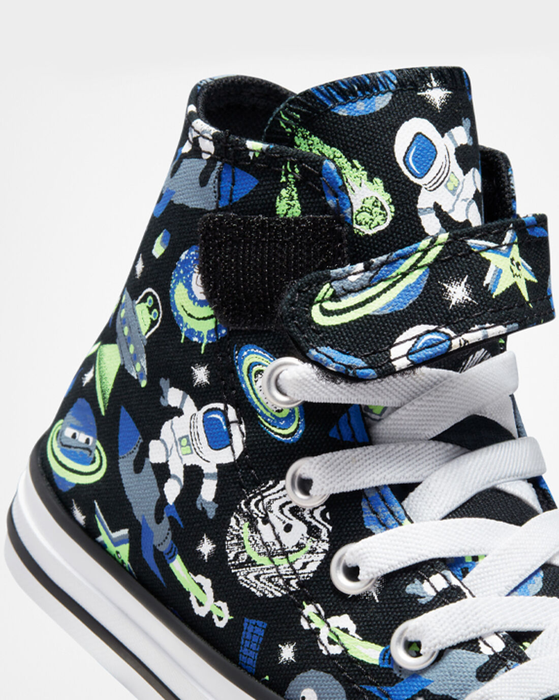 Converse Chuck Taylor All Star Easy-On Space Cruiser Fiú Magasszárú Cipő Fekete/Kék/Zöld | HU10597