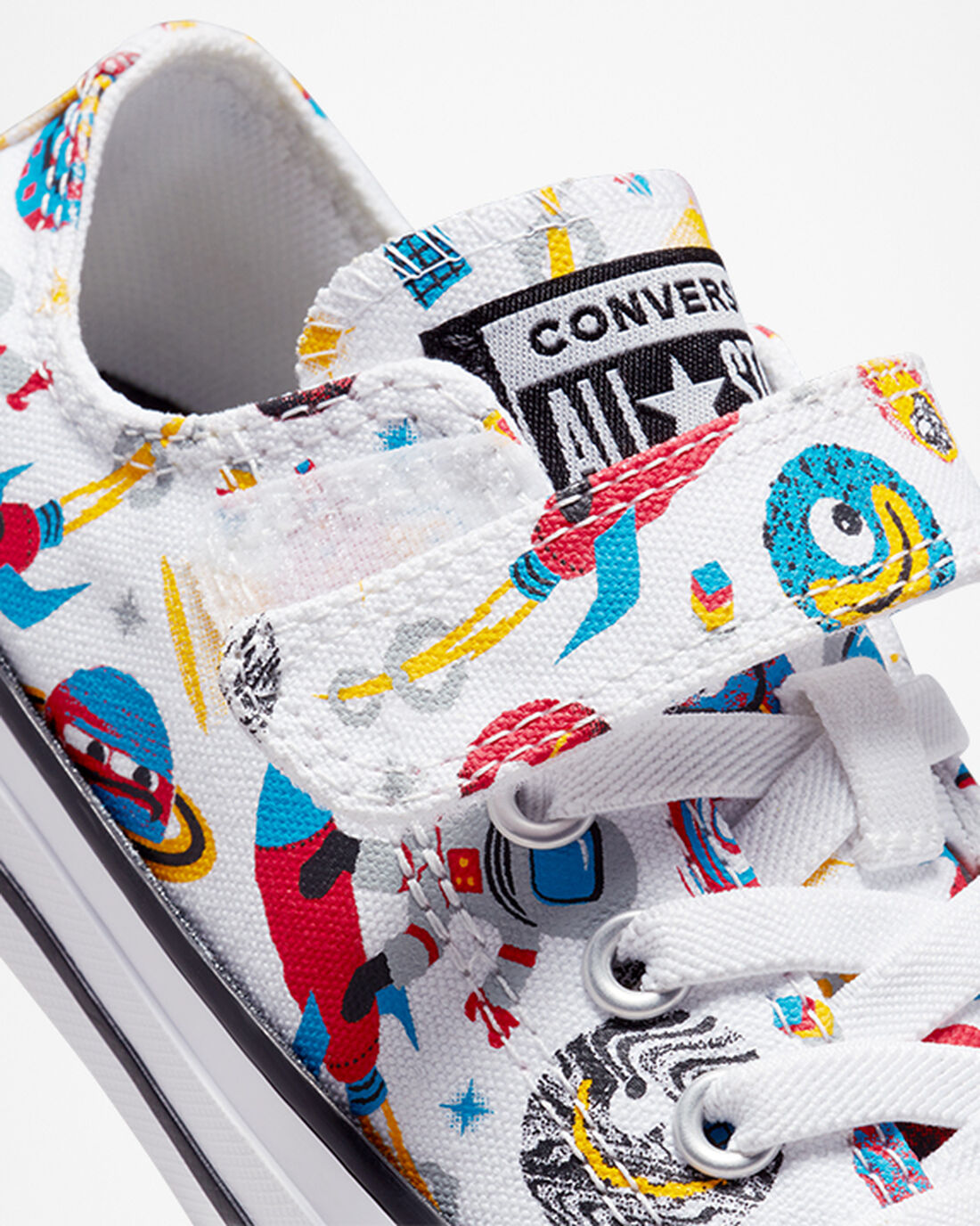 Converse Chuck Taylor All Star Easy-On Space Cruiser Fiú Tornacipő Fehér/Piros | HU84732