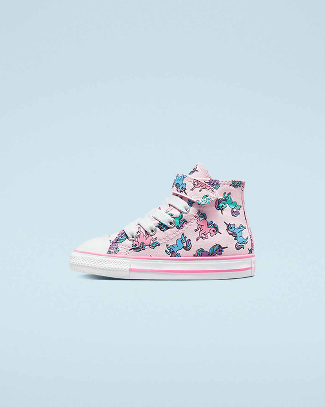 Converse Chuck Taylor All Star Easy-On Unicorns Lány Magasszárú Cipő Rózsaszín/Kék | HU67184