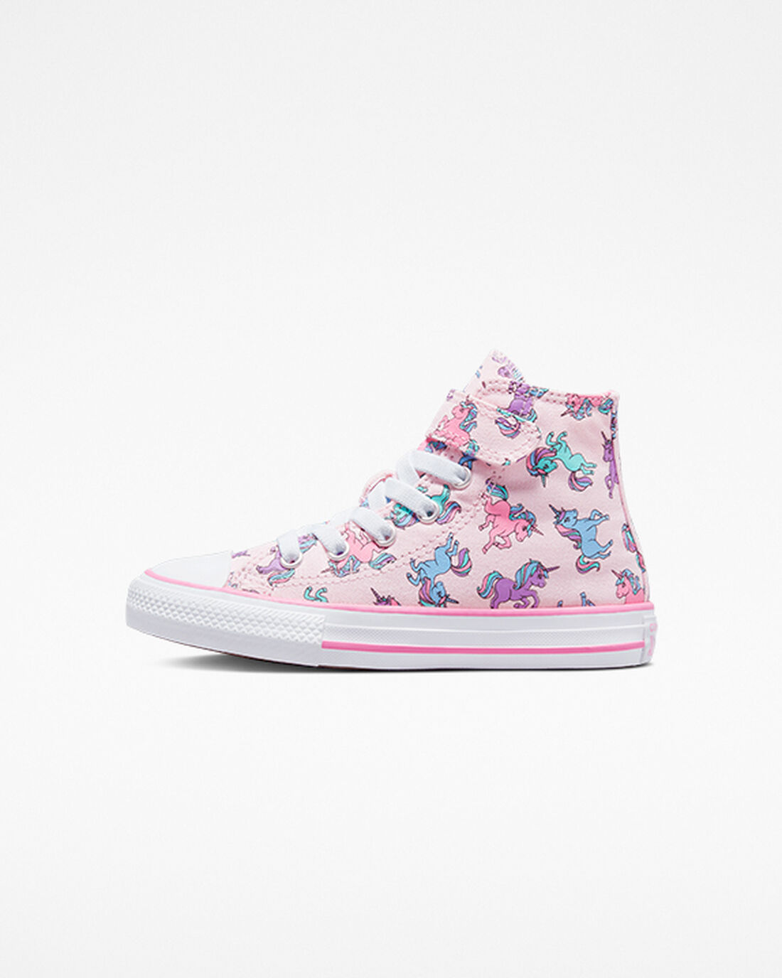 Converse Chuck Taylor All Star Easy-On Unicorns Lány Magasszárú Cipő Rózsaszín/Kék | HU90416