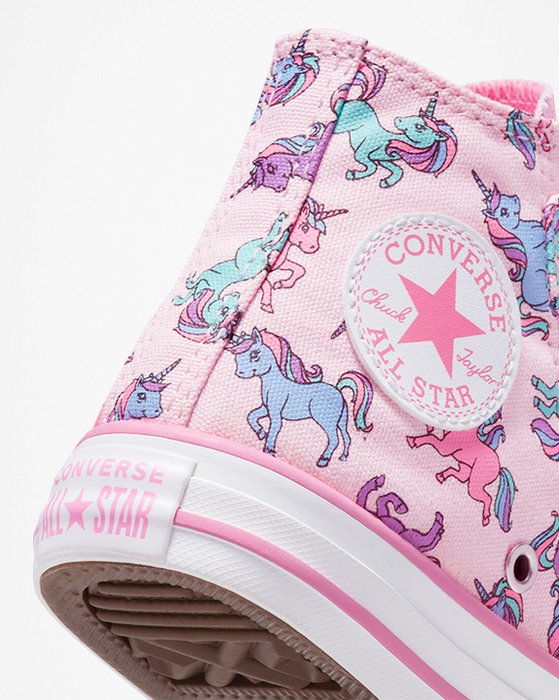 Converse Chuck Taylor All Star Easy-On Unicorns Lány Magasszárú Cipő Rózsaszín/Kék | HU90416