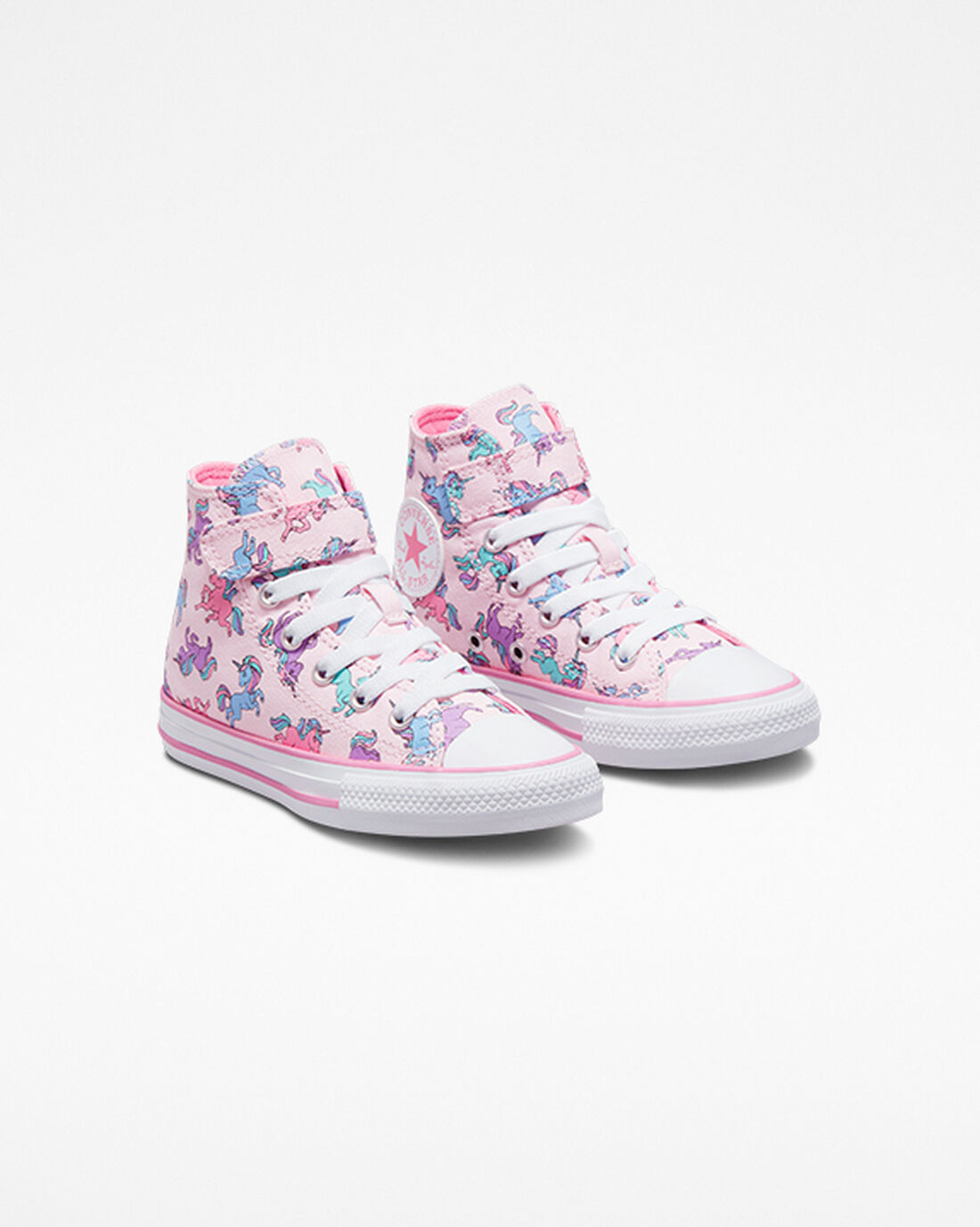 Converse Chuck Taylor All Star Easy-On Unicorns Lány Magasszárú Cipő Rózsaszín/Kék | HU90416