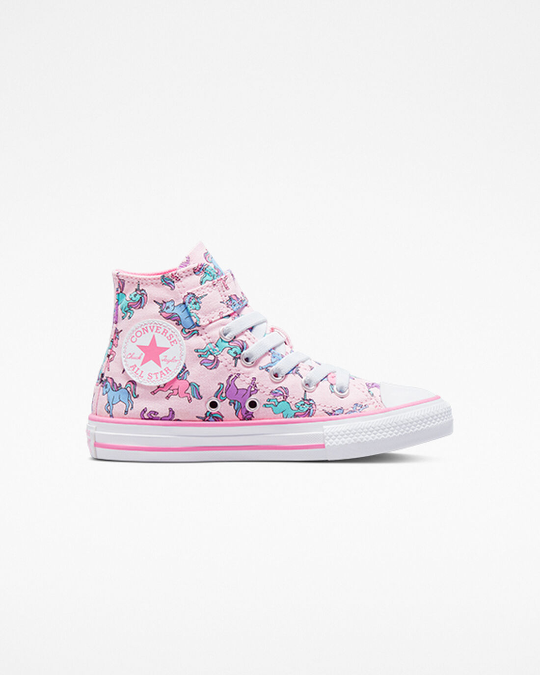 Converse Chuck Taylor All Star Easy-On Unicorns Lány Magasszárú Cipő Rózsaszín/Kék | HU90416