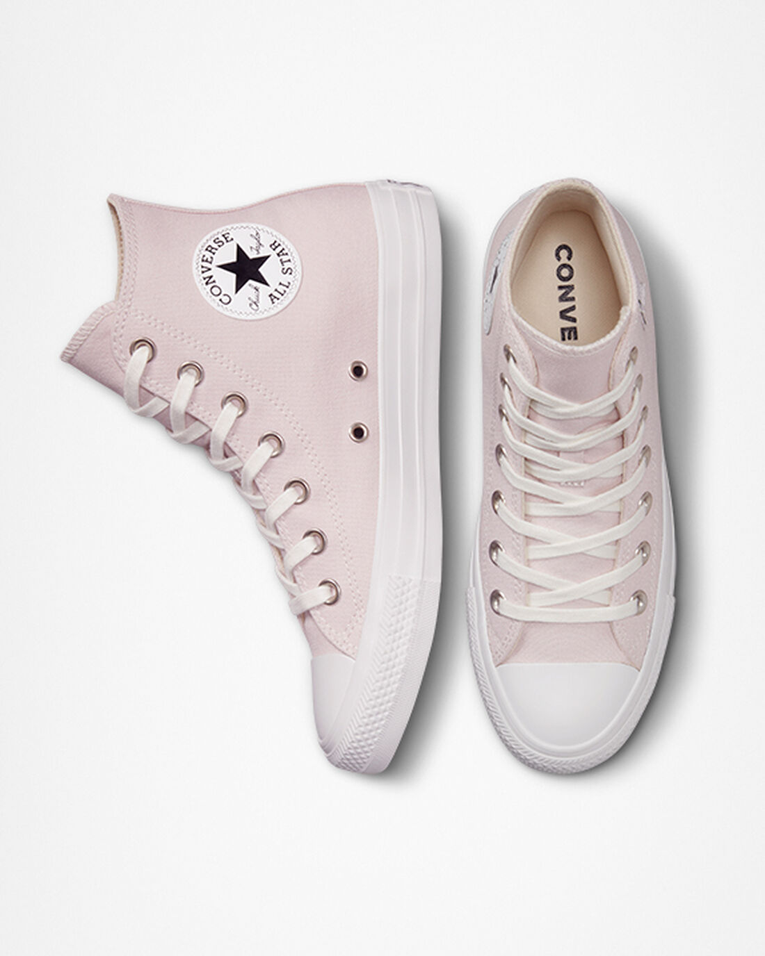 Converse Chuck Taylor All Star Embroidered Crystals Női Magasszárú Cipő Rózsaszín/Fehér | HU72145