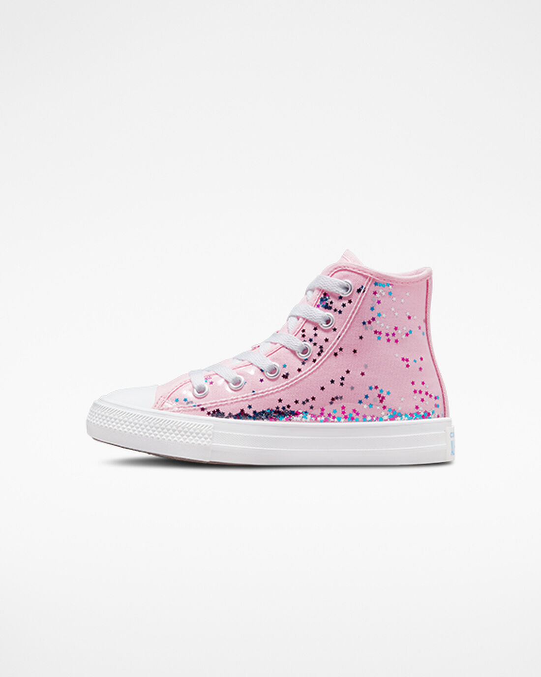 Converse Chuck Taylor All Star Encapsulated Glitter Lány Magasszárú Cipő Narancssárga Rózsaszín/Kék | HU06387