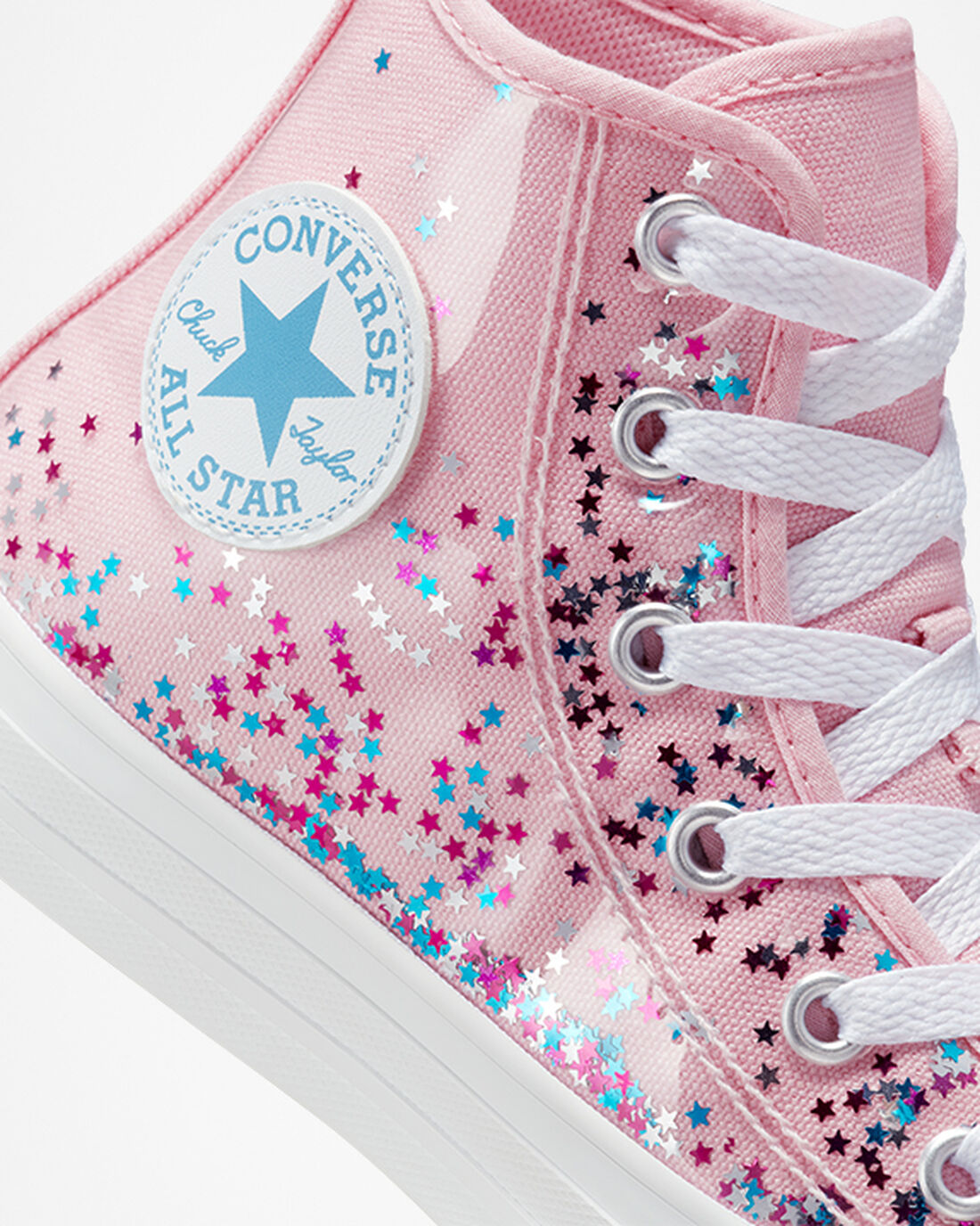 Converse Chuck Taylor All Star Encapsulated Glitter Lány Magasszárú Cipő Narancssárga Rózsaszín/Kék | HU06387