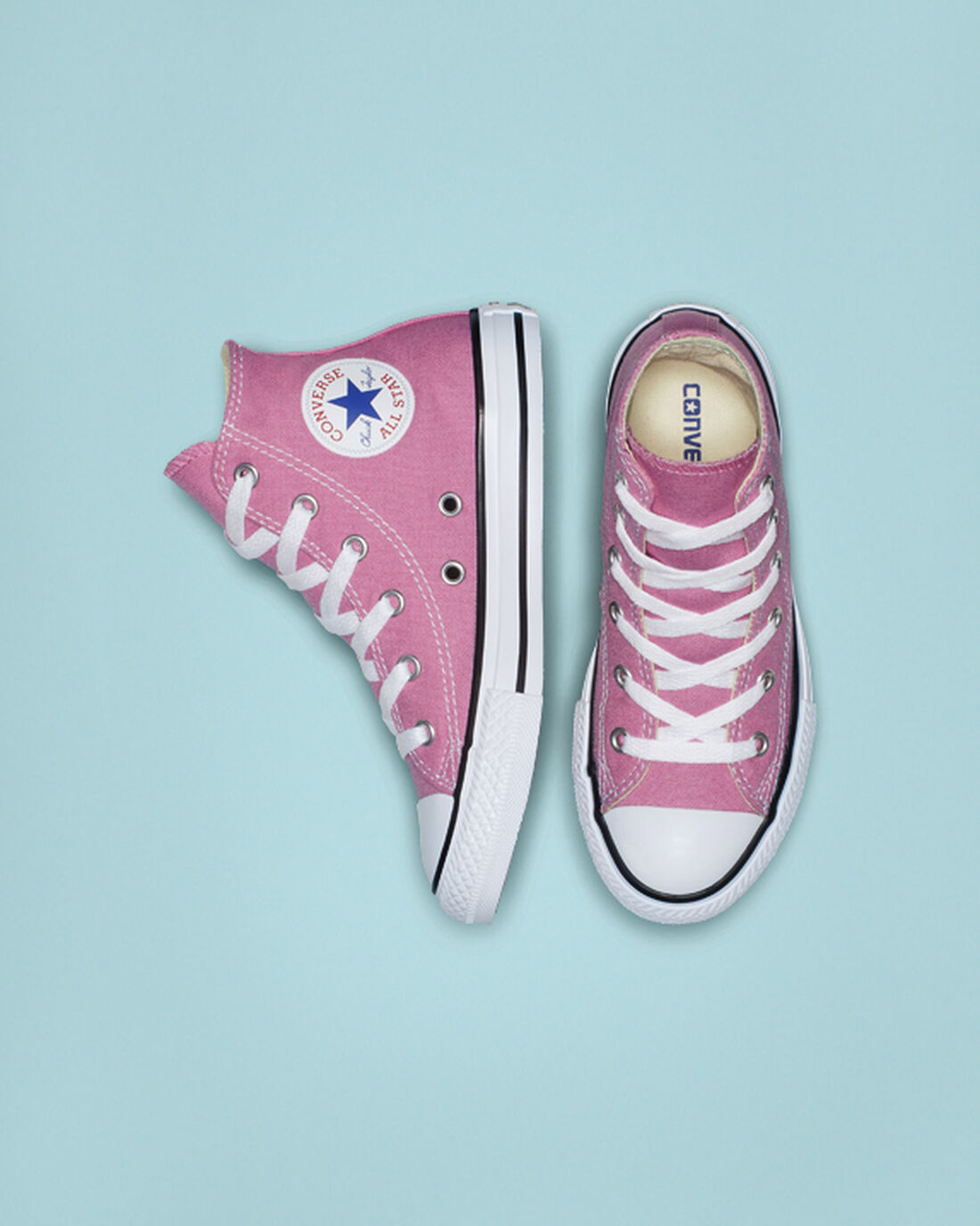 Converse Chuck Taylor All Star Fiú Magasszárú Cipő Rózsaszín | HU23875