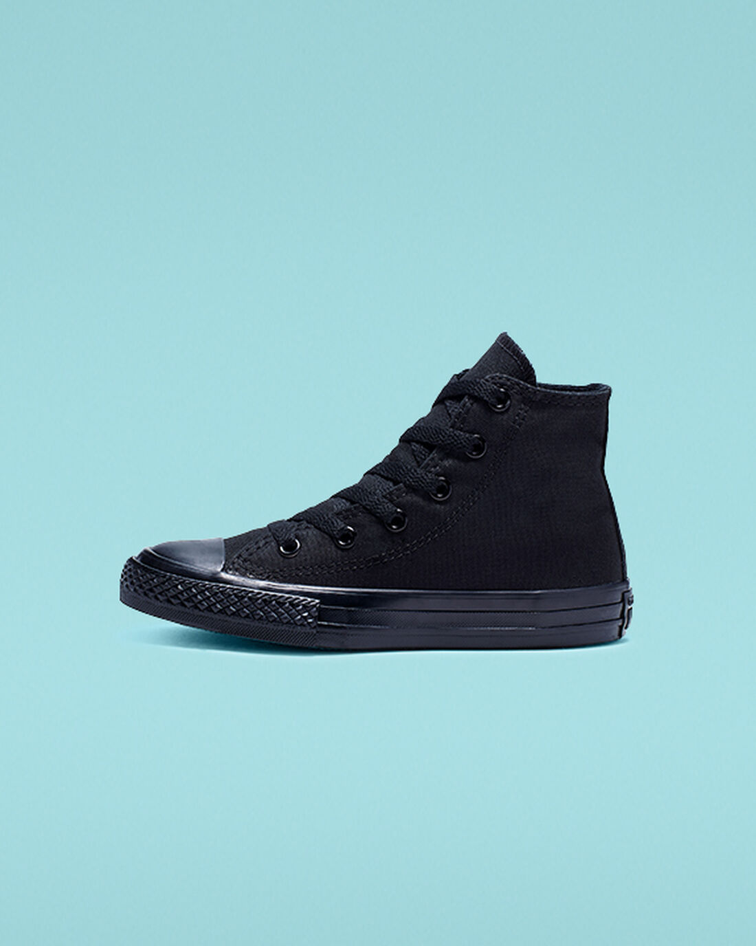 Converse Chuck Taylor All Star Fiú Magasszárú Cipő Fekete | HU53678