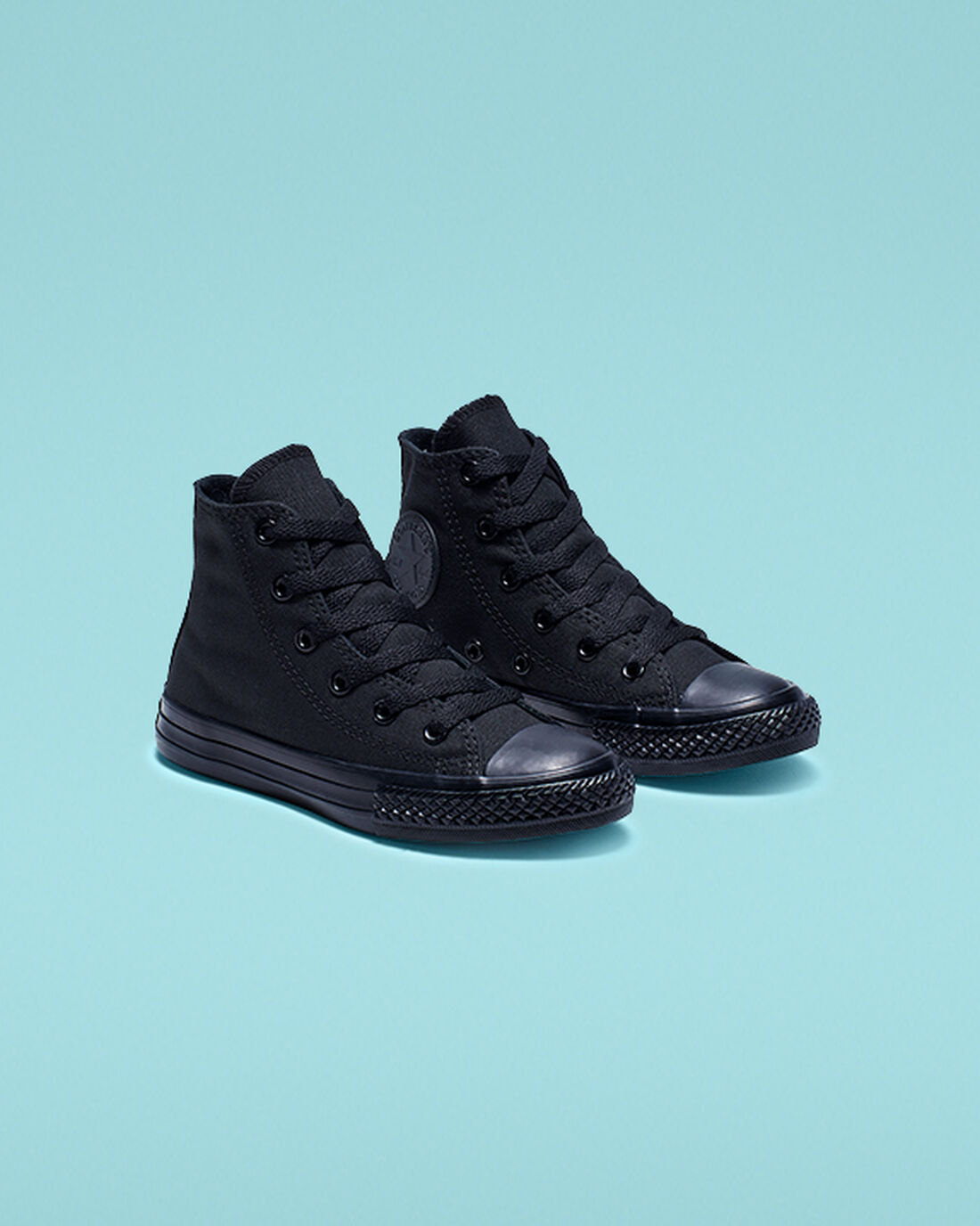 Converse Chuck Taylor All Star Fiú Magasszárú Cipő Fekete | HU53678