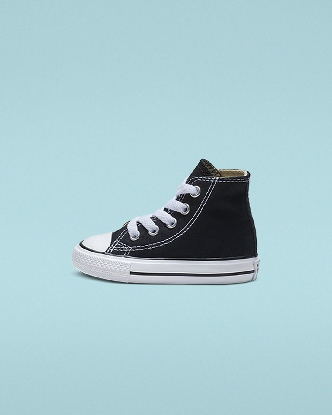 Converse Chuck Taylor All Star Fiú Magasszárú Cipő Fekete | HU84903