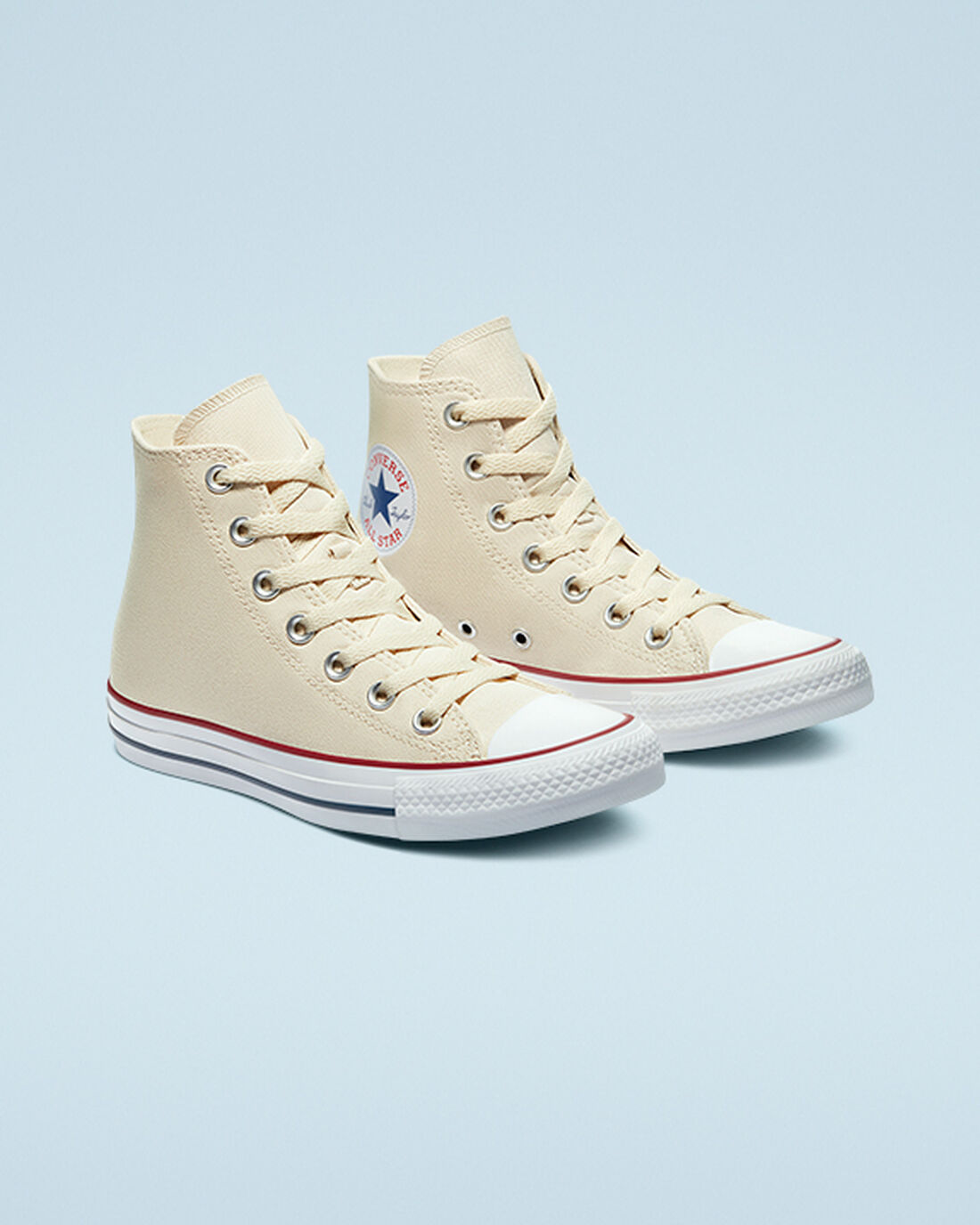 Converse Chuck Taylor All Star Férfi Magasszárú Cipő Bézs Fehér | HU27105