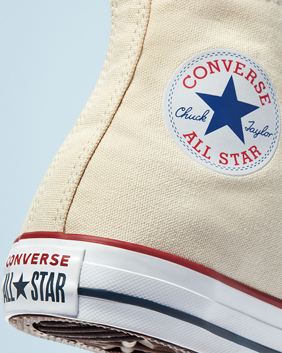 Converse Chuck Taylor All Star Férfi Magasszárú Cipő Bézs Fehér | HU27105