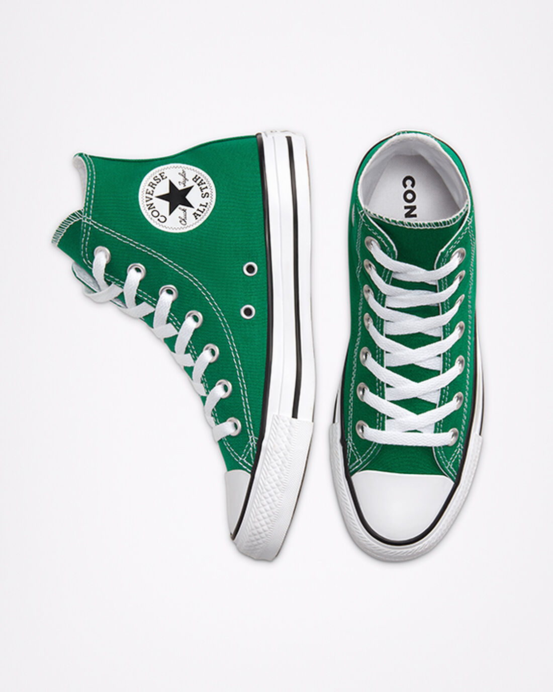 Converse Chuck Taylor All Star Férfi Magasszárú Cipő Zöld/Fehér | HU31708