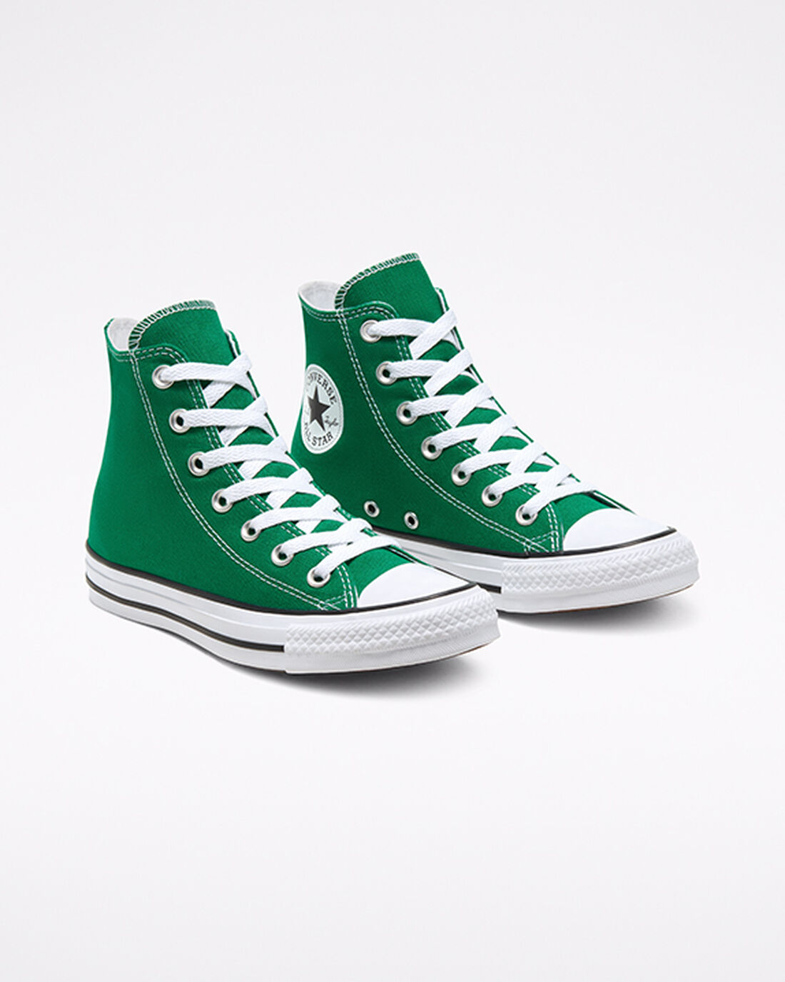 Converse Chuck Taylor All Star Férfi Magasszárú Cipő Zöld/Fehér | HU31708