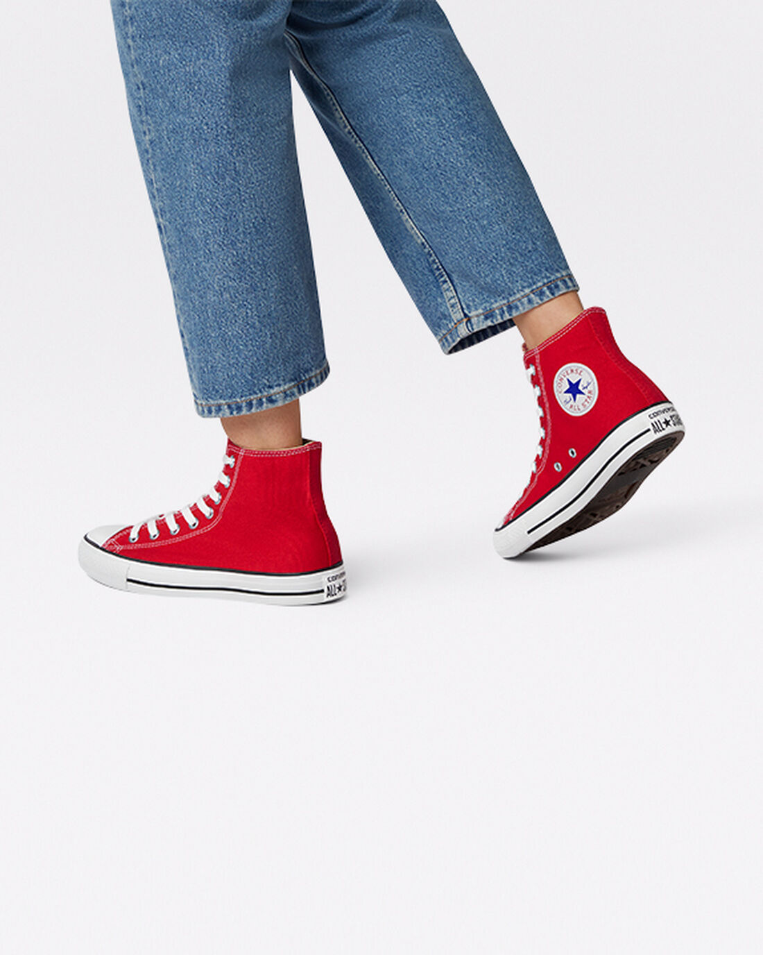 Converse Chuck Taylor All Star Férfi Magasszárú Cipő Piros | HU32869