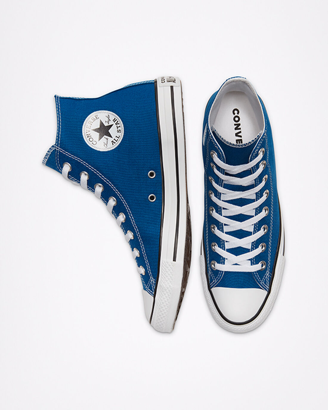 Converse Chuck Taylor All Star Férfi Magasszárú Cipő Kék/Fehér | HU36908