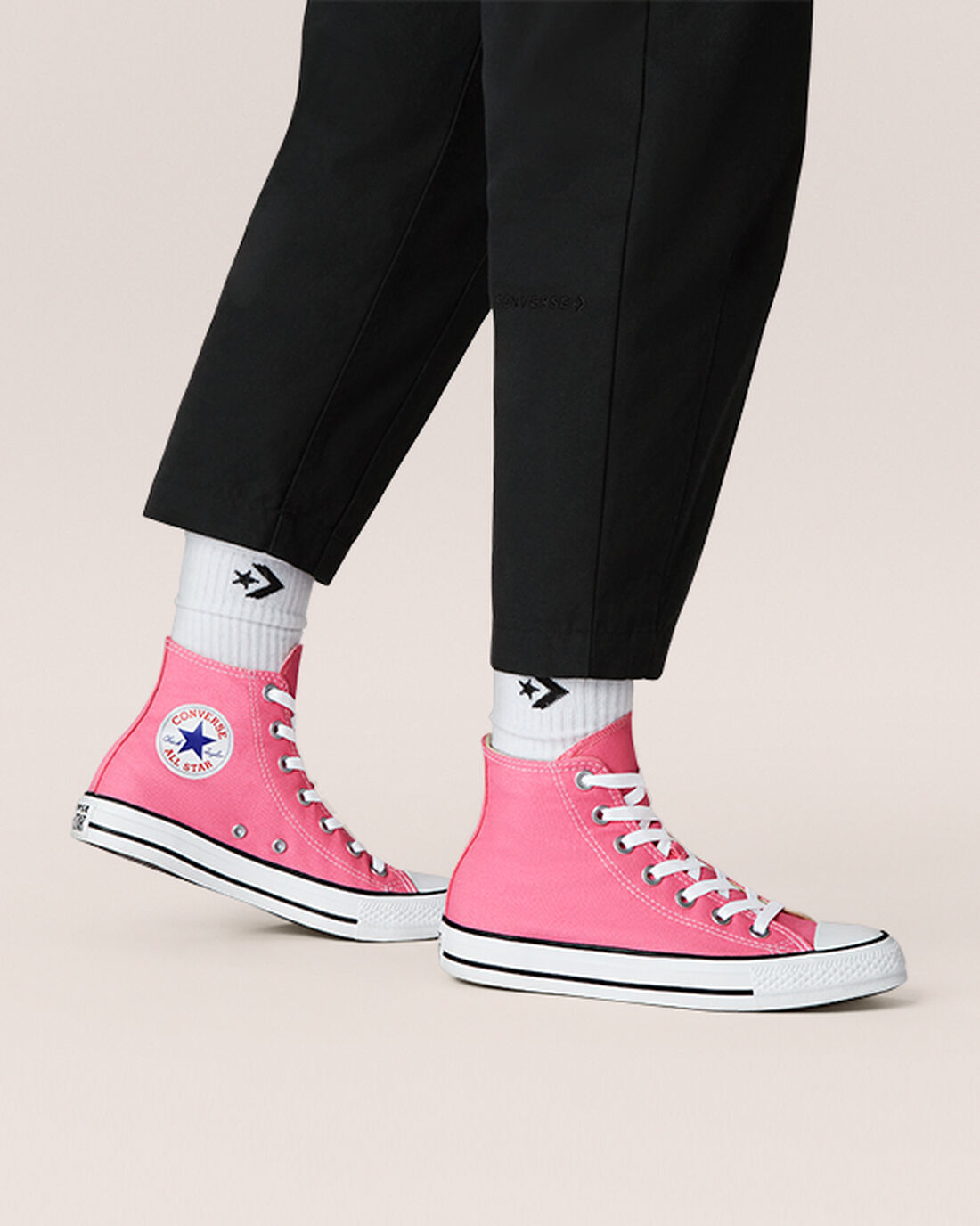 Converse Chuck Taylor All Star Férfi Magasszárú Cipő Rózsaszín | HU38459