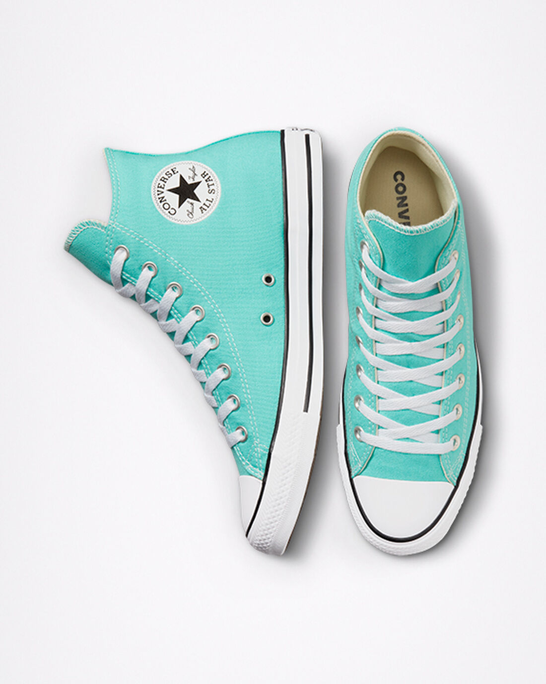 Converse Chuck Taylor All Star Férfi Magasszárú Cipő Világos Türkiz | HU59374