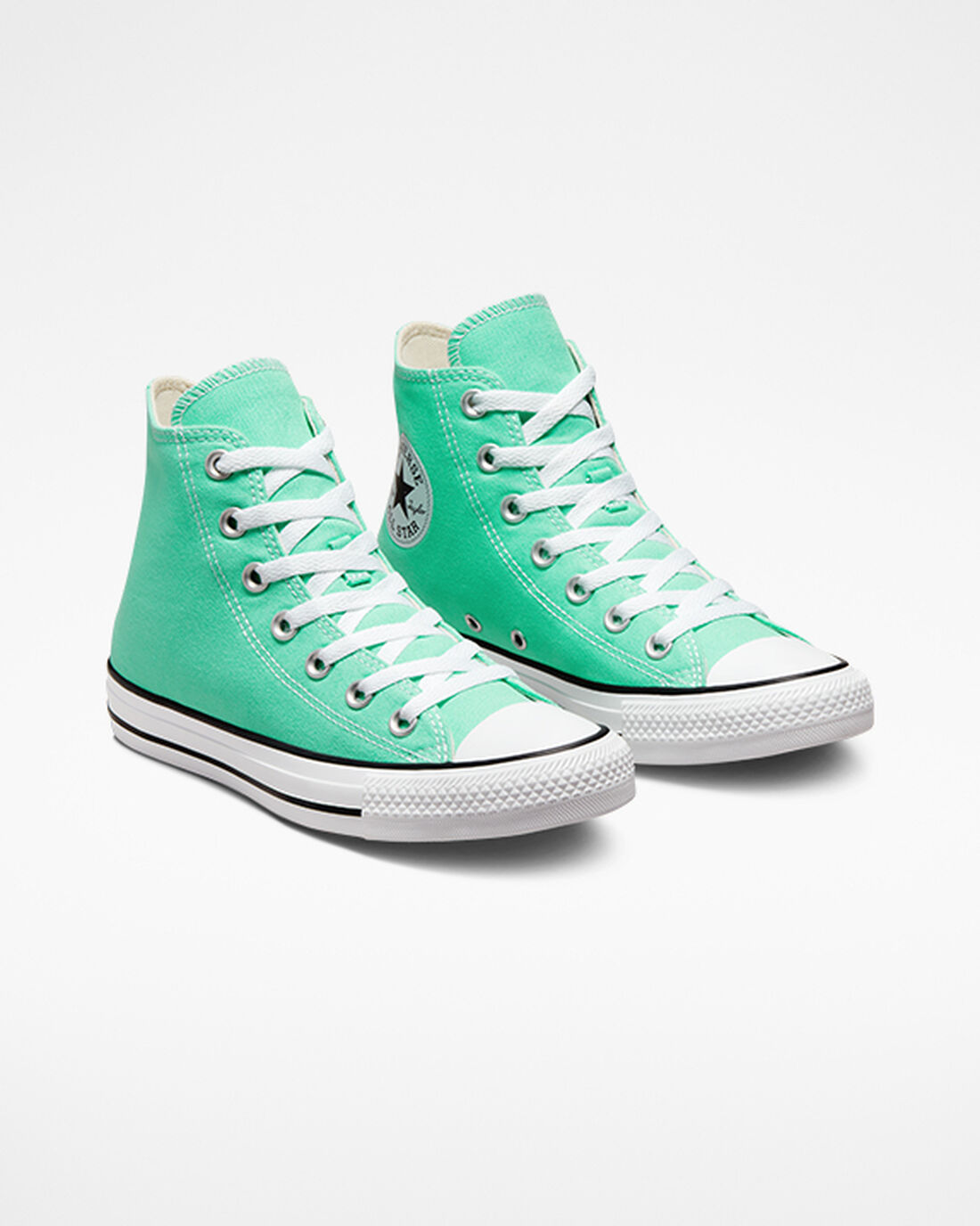 Converse Chuck Taylor All Star Férfi Magasszárú Cipő Türkiz/Fehér/Fekete | HU83754