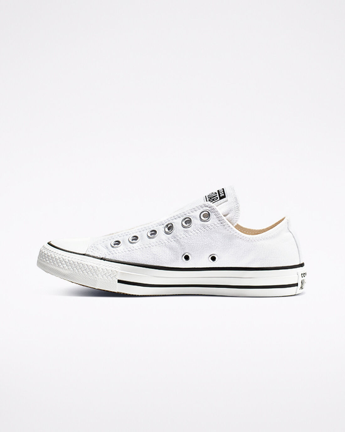 Converse Chuck Taylor All Star Férfi Slip On Cipő Fehér/Fekete/Fehér | HU80763