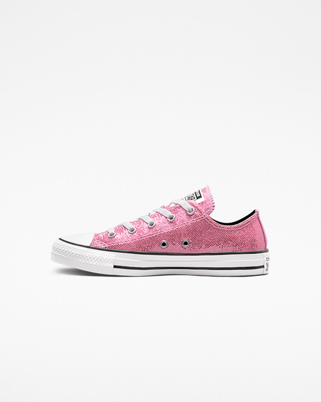 Converse Chuck Taylor All Star Glitter Lány Tornacipő Rózsaszín/Fekete | HU05431