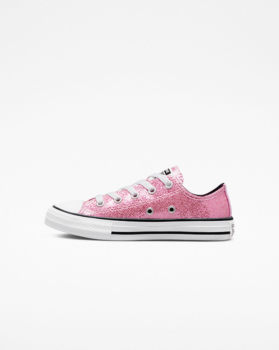 Converse Chuck Taylor All Star Glitter Lány Tornacipő Rózsaszín/Fekete | HU40396