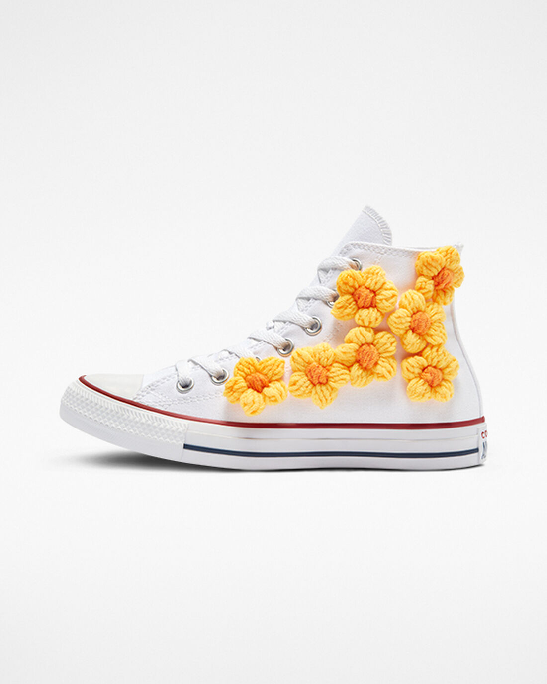 Converse Chuck Taylor All Star LTD 3D Floral Férfi Magasszárú Cipő Sárga Virágos | HU01297