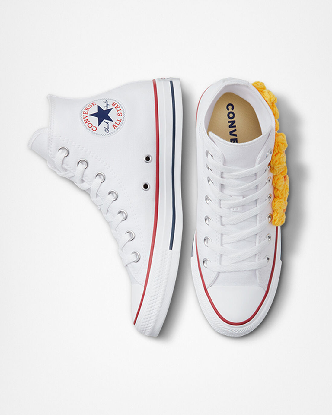 Converse Chuck Taylor All Star LTD 3D Floral Férfi Magasszárú Cipő Sárga Virágos | HU01297