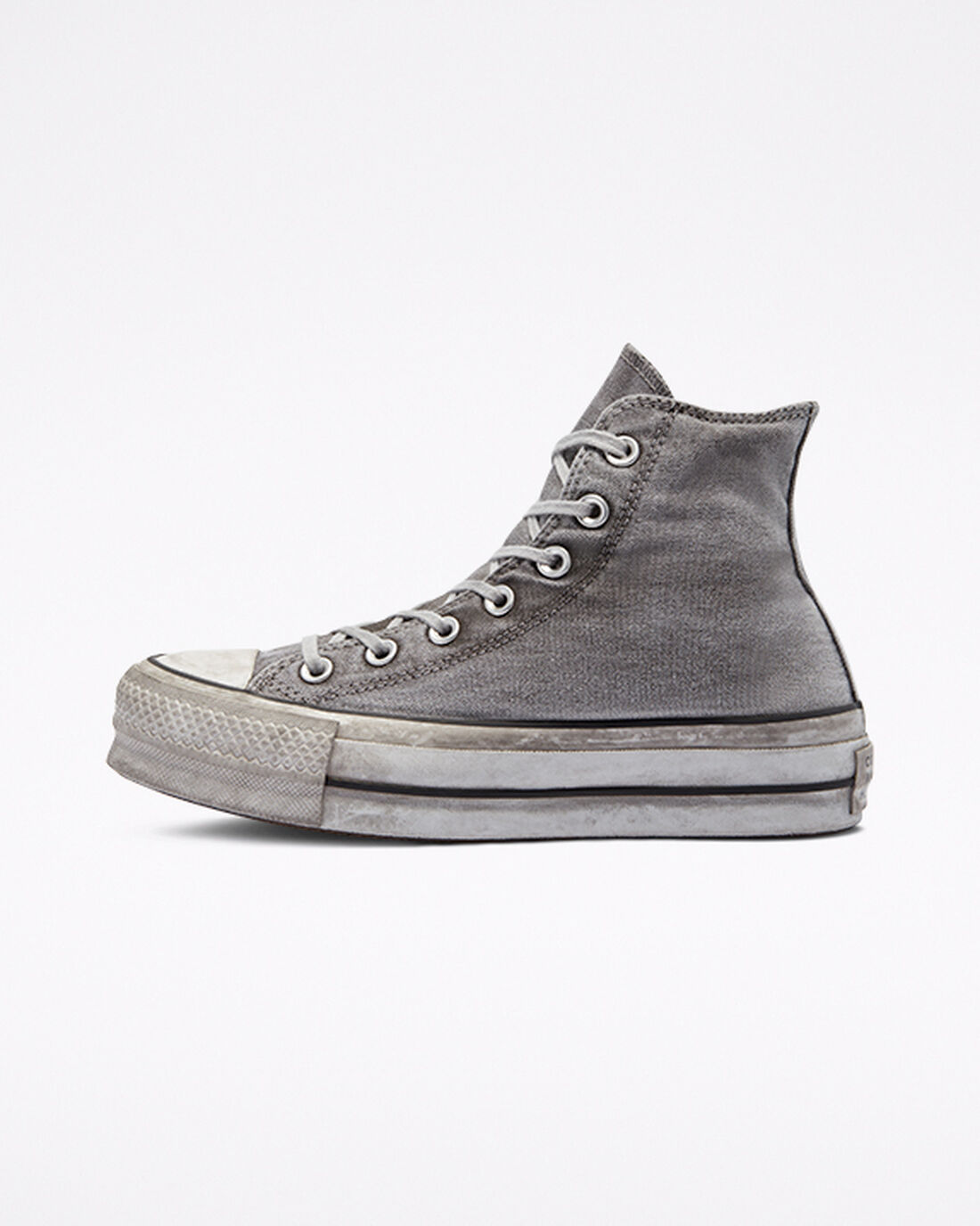 Converse Chuck Taylor All Star Lift Férfi Magasszárú Cipő Szürke/Fehér | HU36870