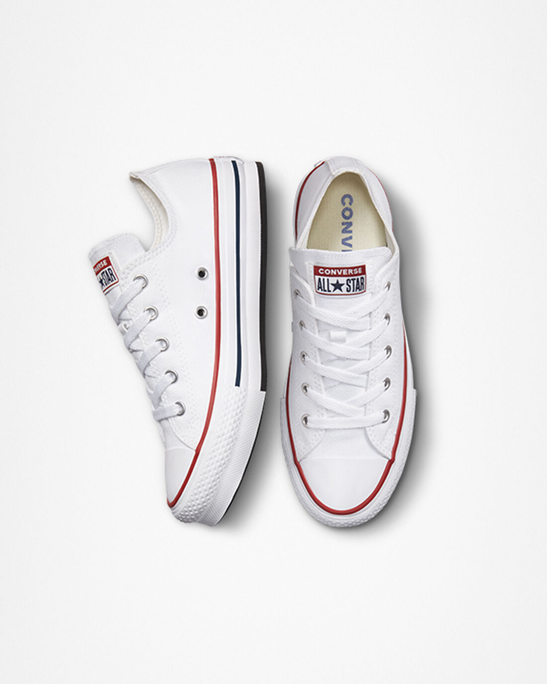 Converse Chuck Taylor All Star Lift Lány Tornacipő Fehér/Sötét Piros/Sötétkék | HU13592