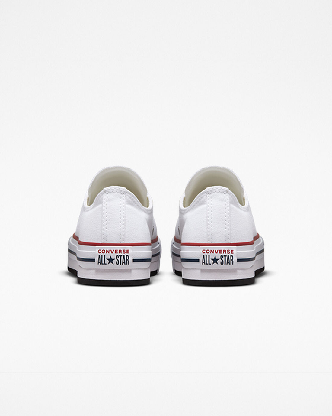 Converse Chuck Taylor All Star Lift Lány Tornacipő Fehér/Sötét Piros/Sötétkék | HU13592