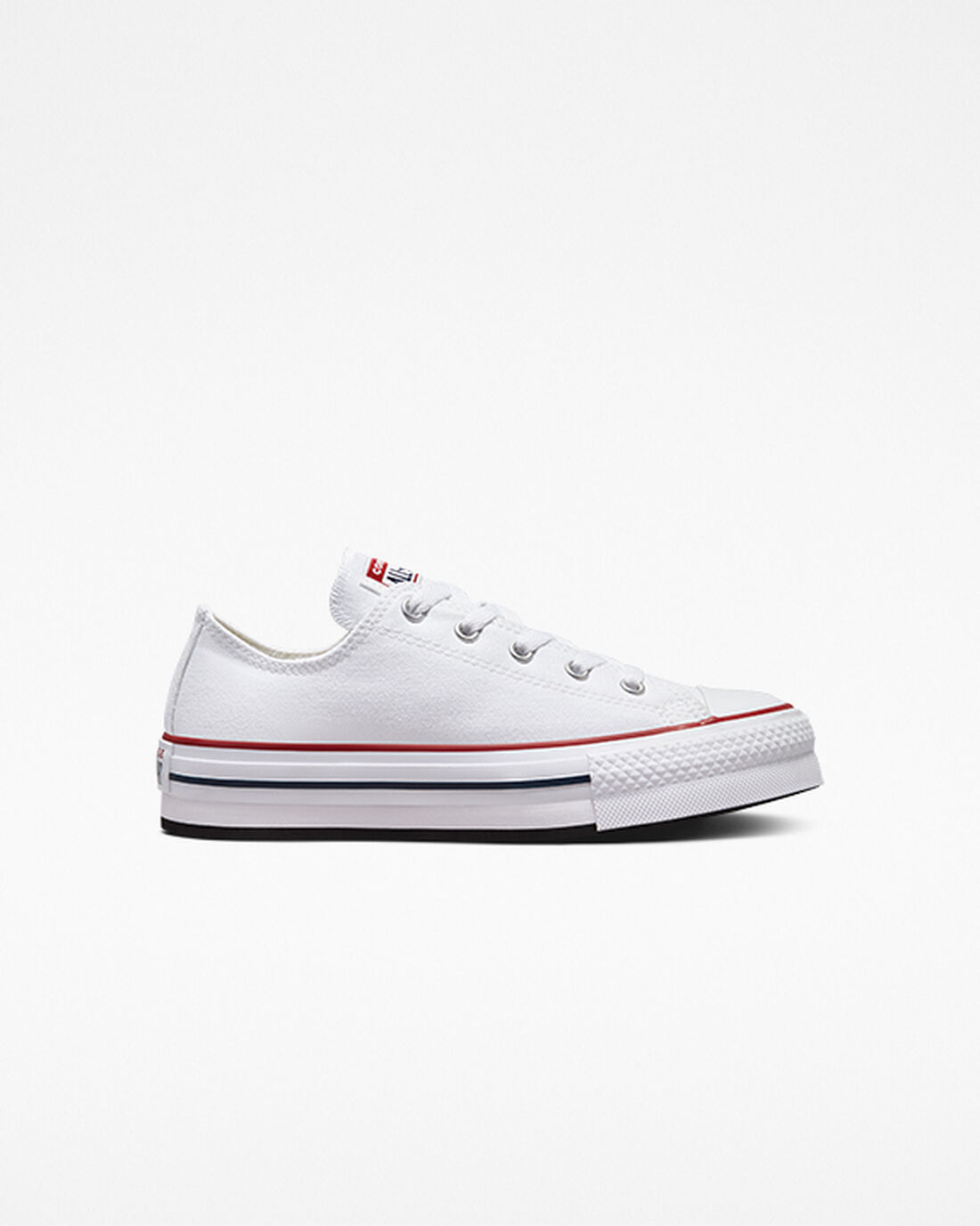 Converse Chuck Taylor All Star Lift Lány Tornacipő Fehér/Sötét Piros/Sötétkék | HU13592